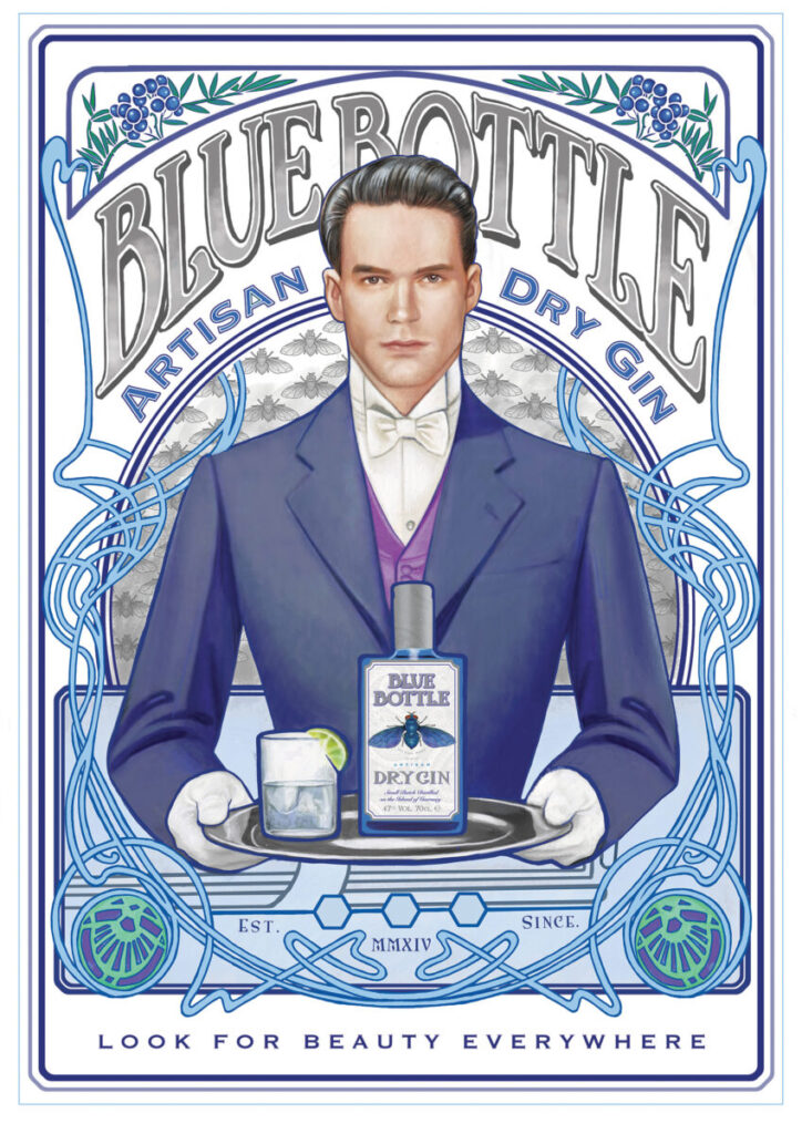 Blue Bottle Gin 1 Stemningsbillede Blue Bottle Gin