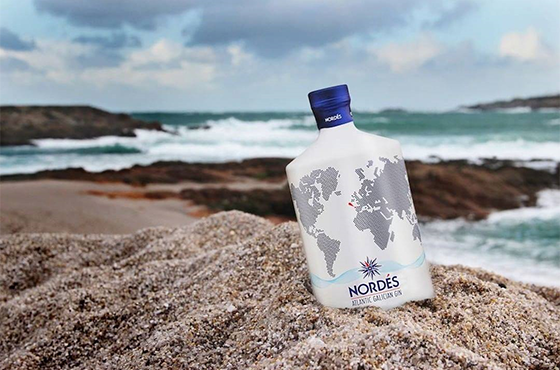 Billede af Nordes gin der er på stranden