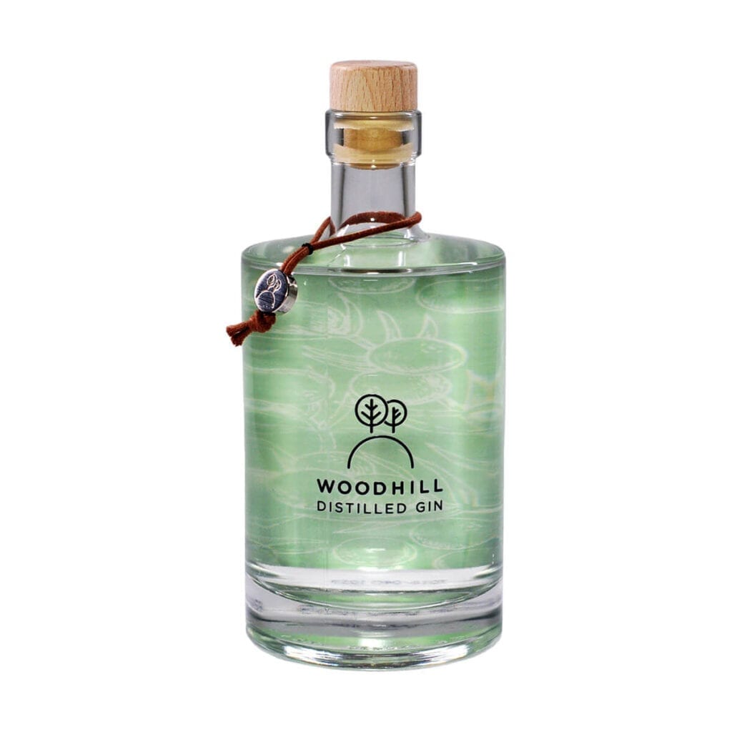 Billede af Woodhill gin flaske til blogindlæg