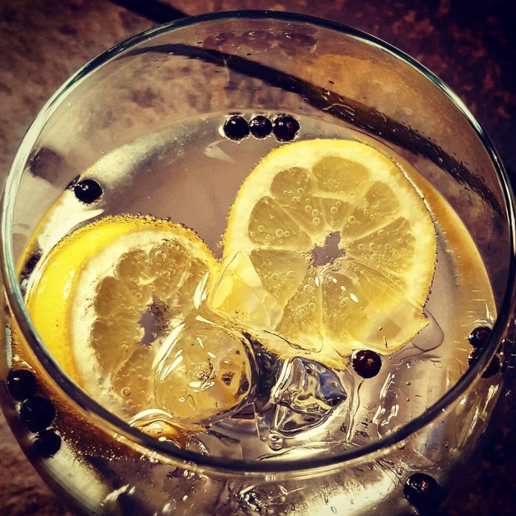 Billede af gin tonic med Liverpool Gin