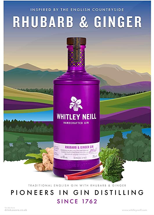 Whitley Neill | Rhubarb & Ginger Gin 1