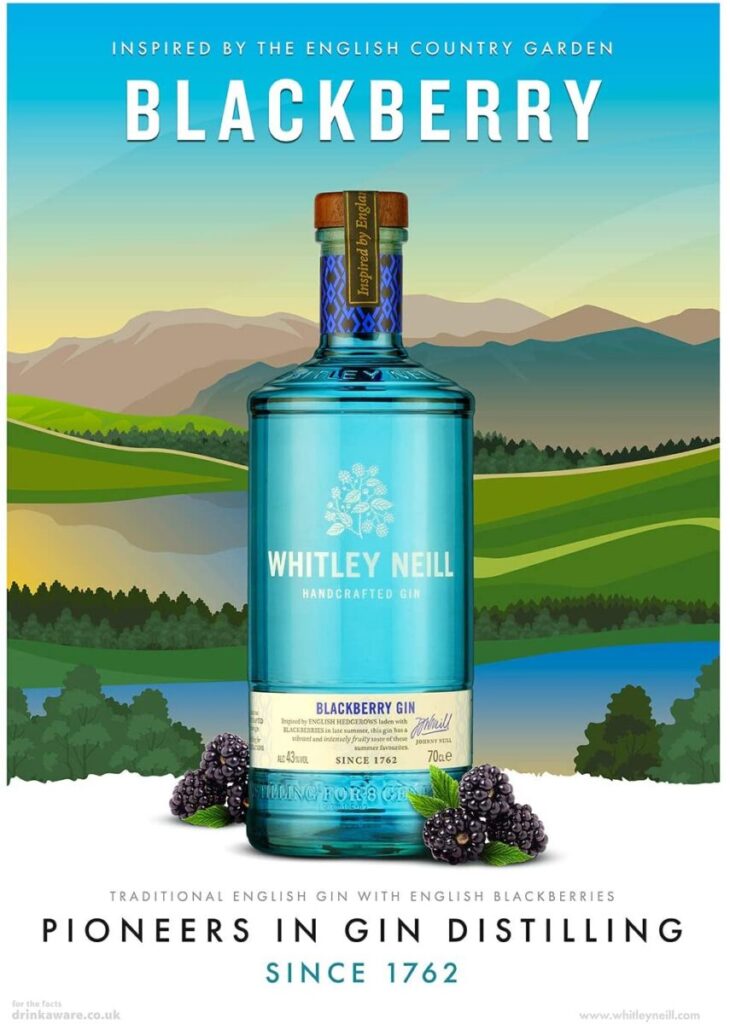 Stemningsbilled Whitley Neill Blackberry Gin