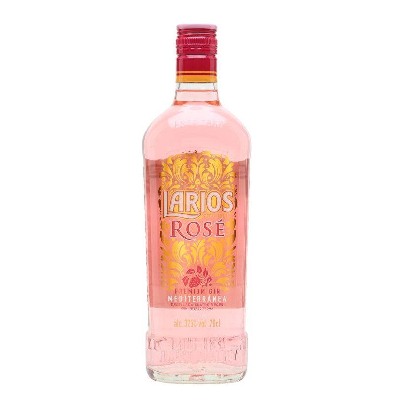Billede af en flaske Larios Rosé Gin