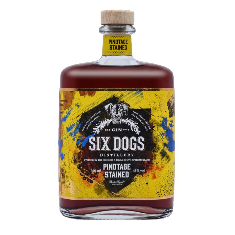 Six Dogs Pinotage Stained Gin 1