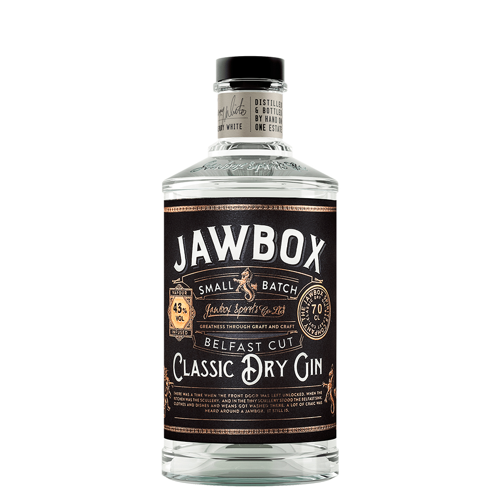 Jawbox Classic Dry Gin - 47% -  70cl - Irland