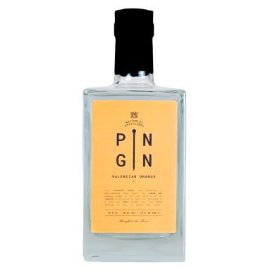 Billede af en flaske Pin Gin Valencian Orange