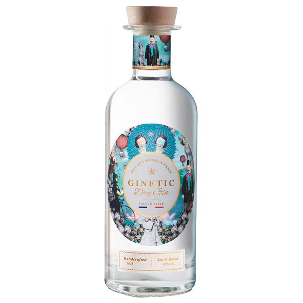 Deau Ginetic Dry Gin - 40% -  70cl - Fransk Gin