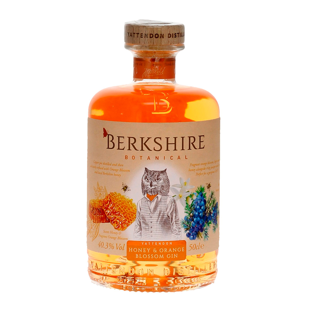 Berkshire Botanical Honey & Orange Blossom Gin - 40,3% -  50cl - Engelsk Gin