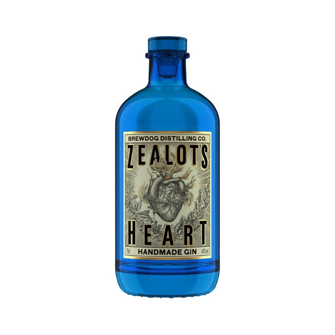 Zealots Heart Gin - 44% -  70cl - Skotsk Gin