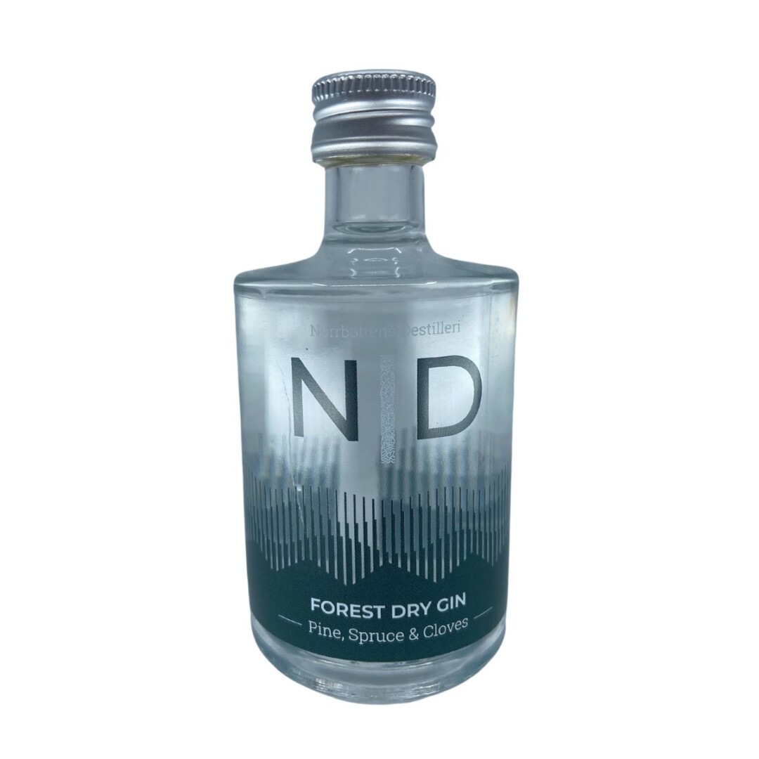 Norrbottens Destilleri Norrbotten Forest Dry Gin Miniature - 43,5% -  5cl - Svensk Gin