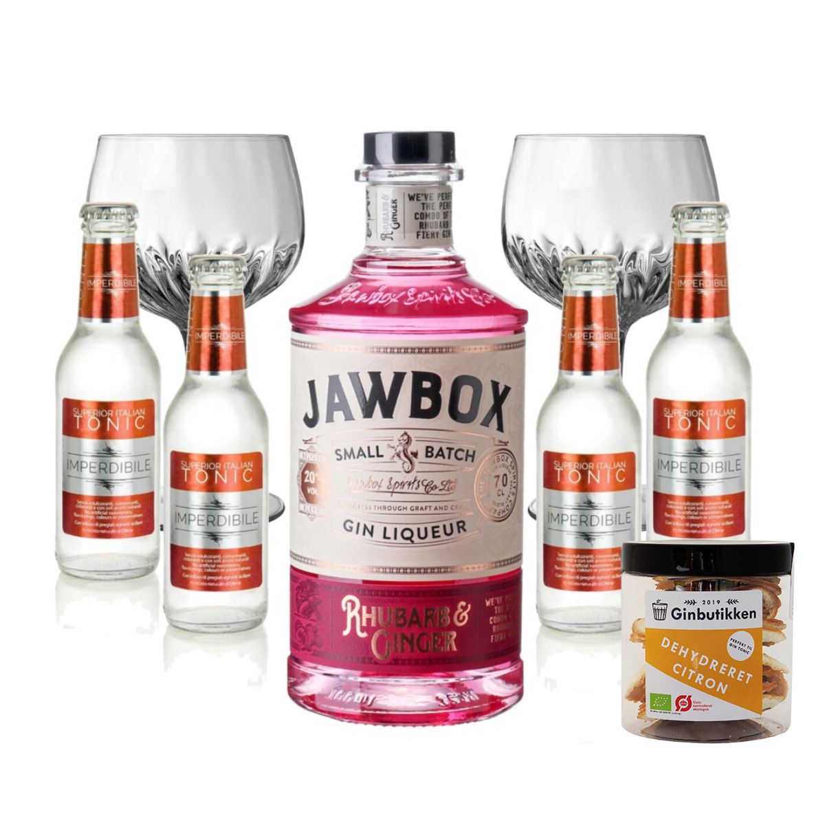 Mors dag pakke - Jawbox Rhubarb Ginger Gin