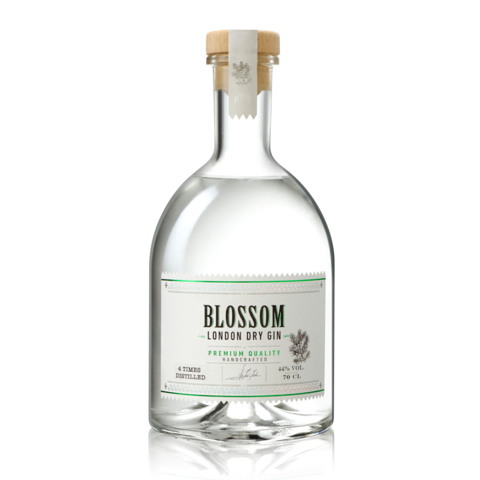 Blossom London Dry Gin - 44% -  70cl - Spansk Gin