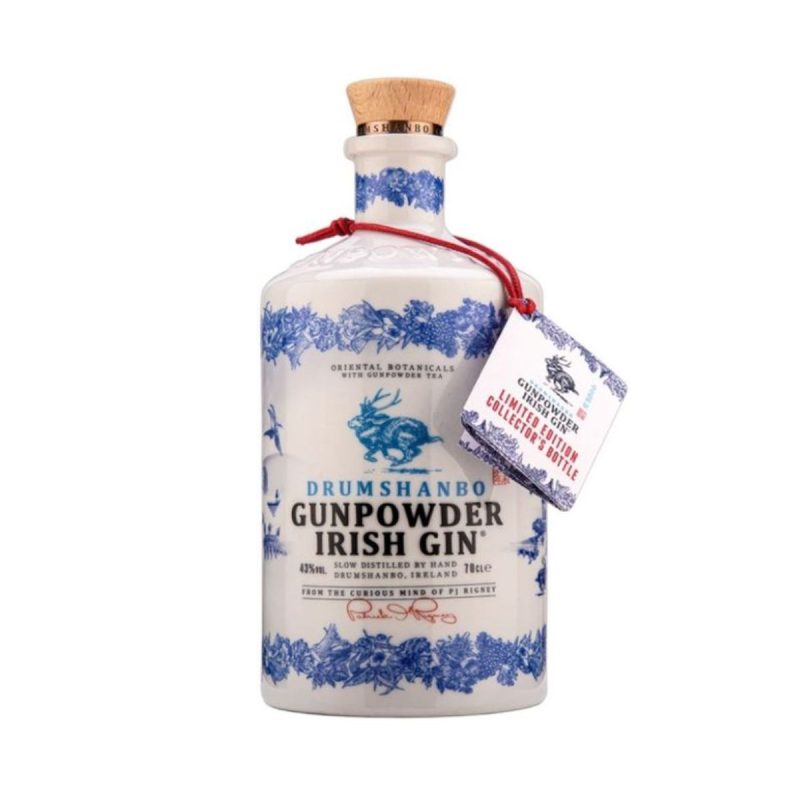 Drumshanbo Gunpowder Irish Gin Ceramic Bottle 1