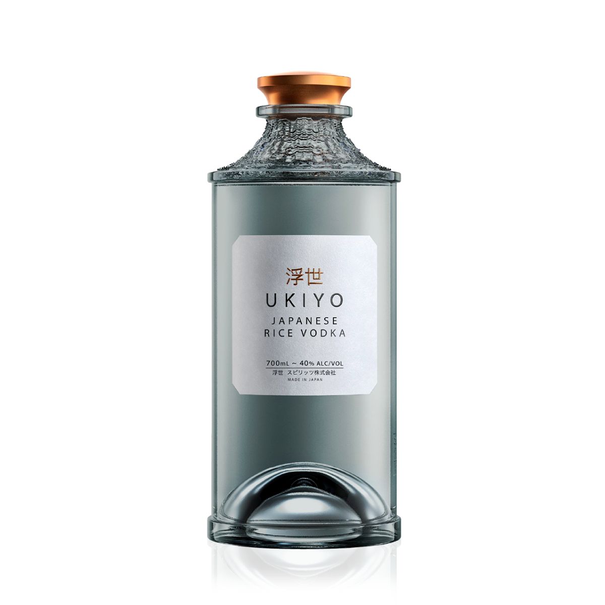 Ukiyo Japanese Rice Vodka - 40% -  70cl - Japansk Gin