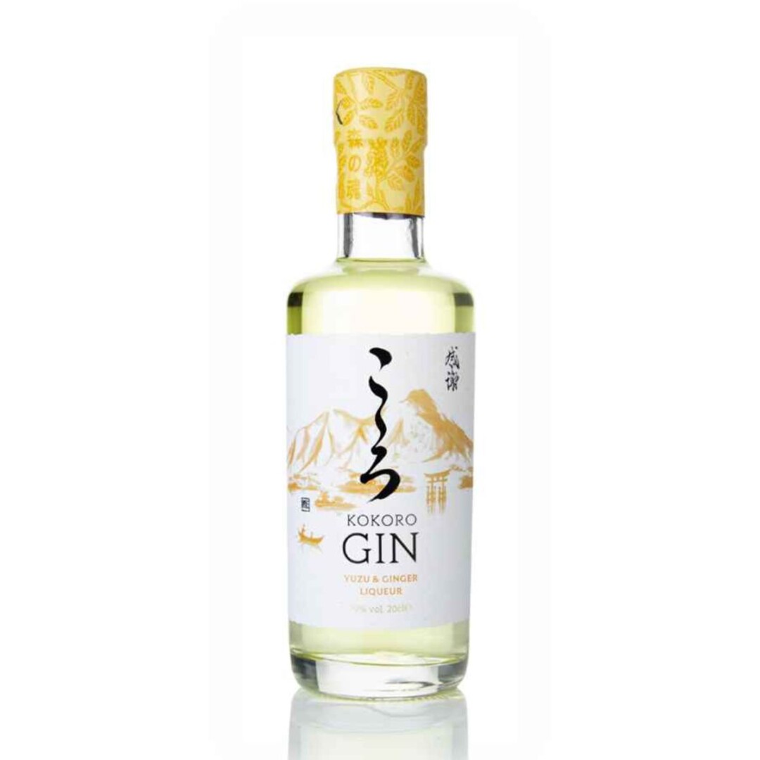 Kokoro Gin Yuzu & Ginger - 20% -  50cl - Engelsk Gin