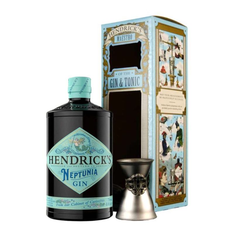 Hendricks Neptunia Gin og Jigger Gaveæske 1