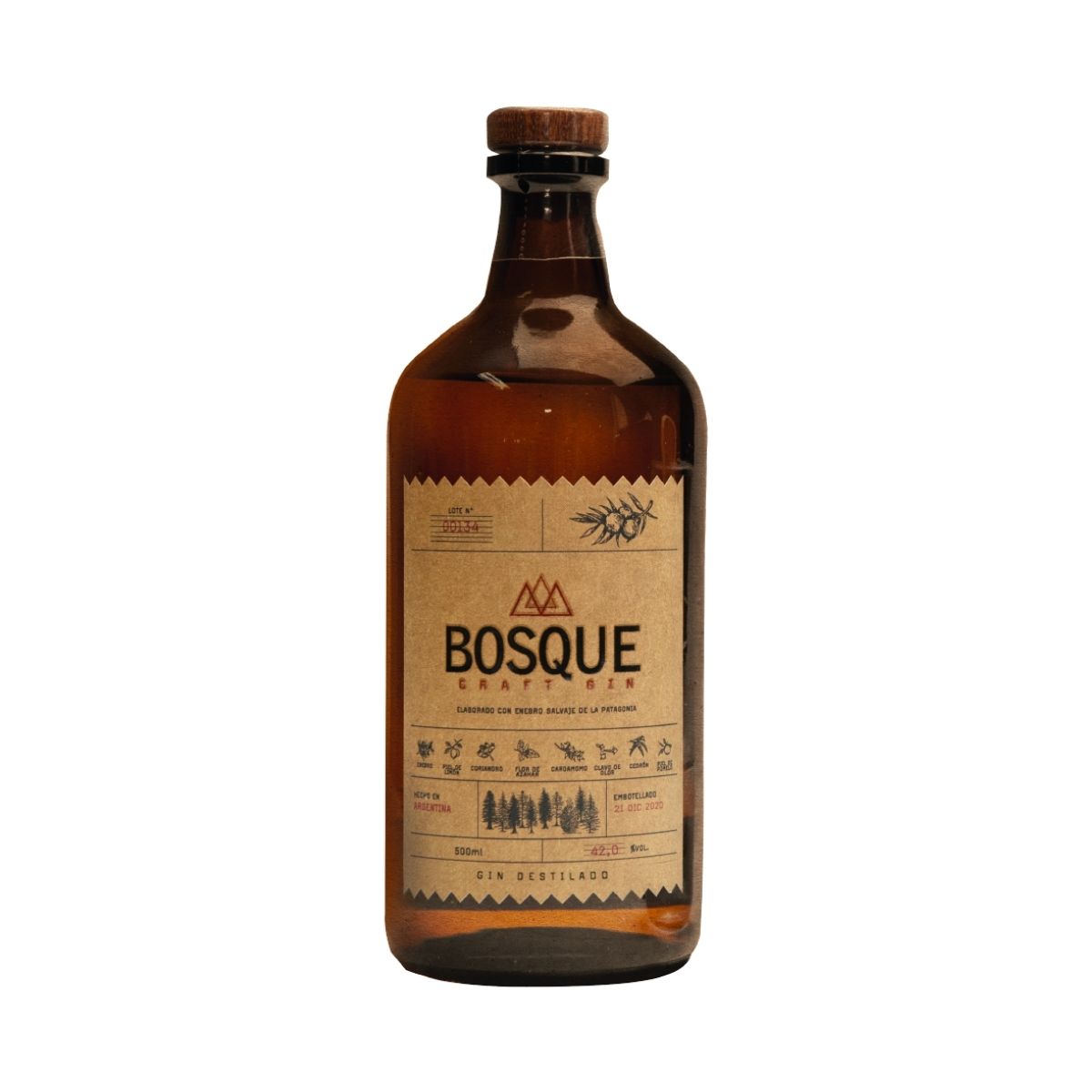 Bosque Nativo Gin - 40 -  50cl - Argentina (9321651000418)
