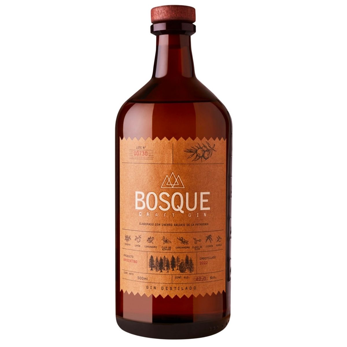Bosque Craft Gin - 42 -  50cl - Argentina (9321651000418)