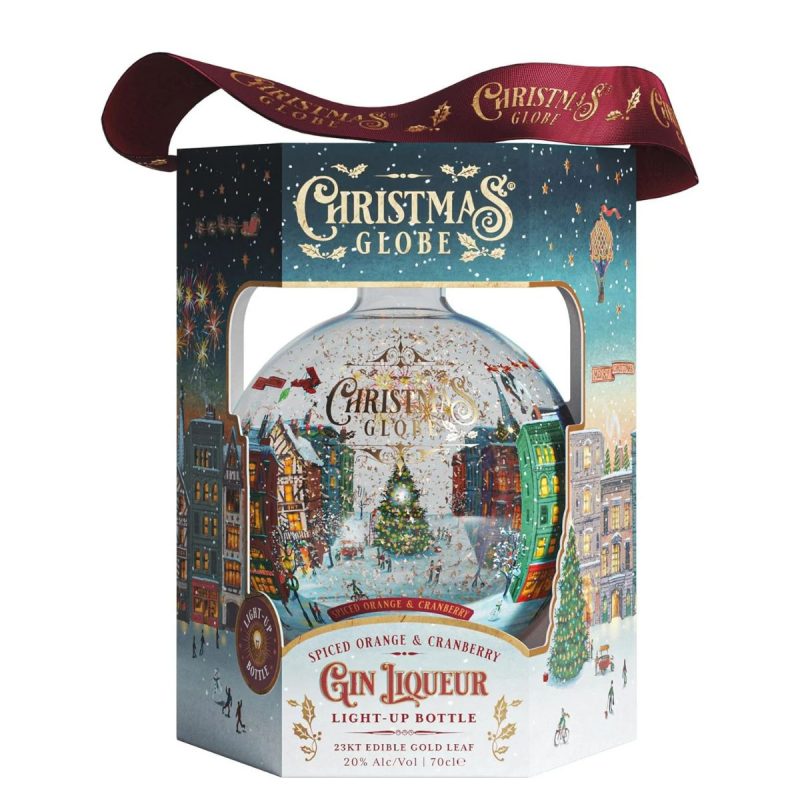 Christmas Globe Spiced Orange & Cranberry Gin liqueur 1