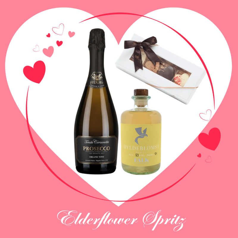 Valentins cocktail - Elderflower Spritz