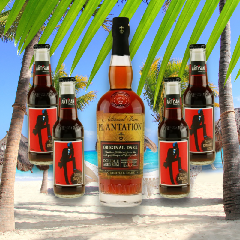 Plantation Original Dark Rum og Artisan Cola pakke