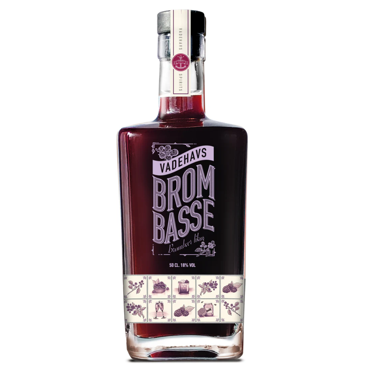 Vadehavs Brombasse Brombær Likør – 20% –  50cl – Danmark