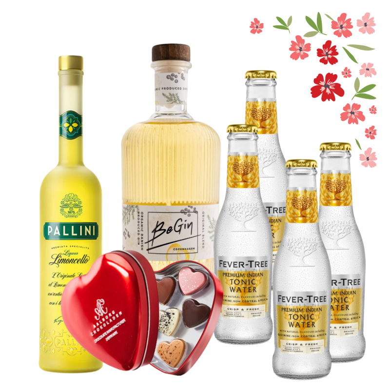 Limoncello Gin Mors Dag Pakke