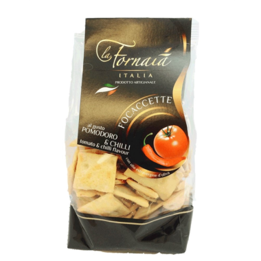 Focaccette med Tomat og Chili
