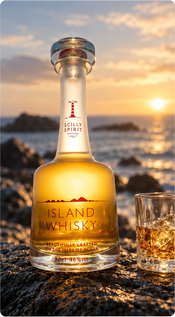 Scilly Spirit Island Whisky er landet