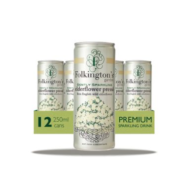 Folkingtons Gently sparkling elderflower pressé